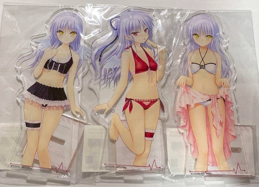 Angel Beats!　立華 かなで　天使　アクリルスタンド　水着 Amazon.co.jp: Angel beats アクリルフィギュア アクスタ くじ